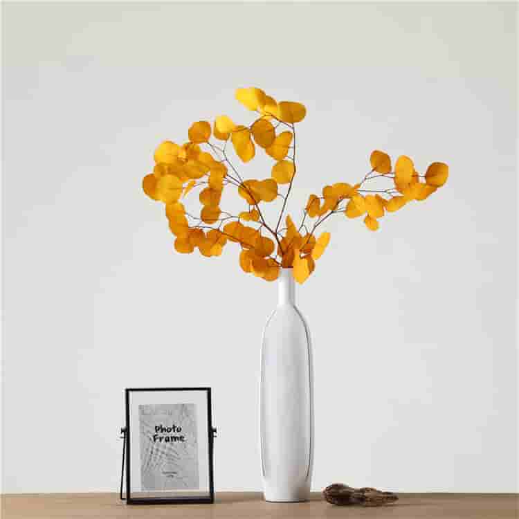 Popular home corner exquisite europe style vases elegant white resin flower vase home decoration