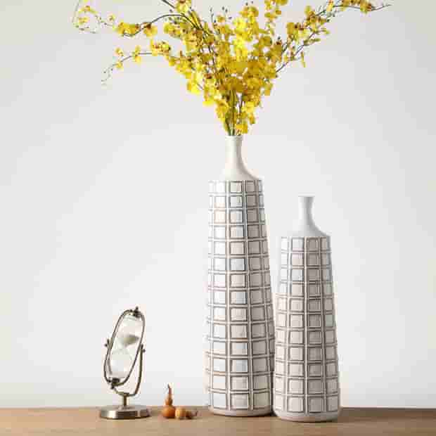 New trendy table accessories wedding decor vase art nordic home decoration white vase for home decor