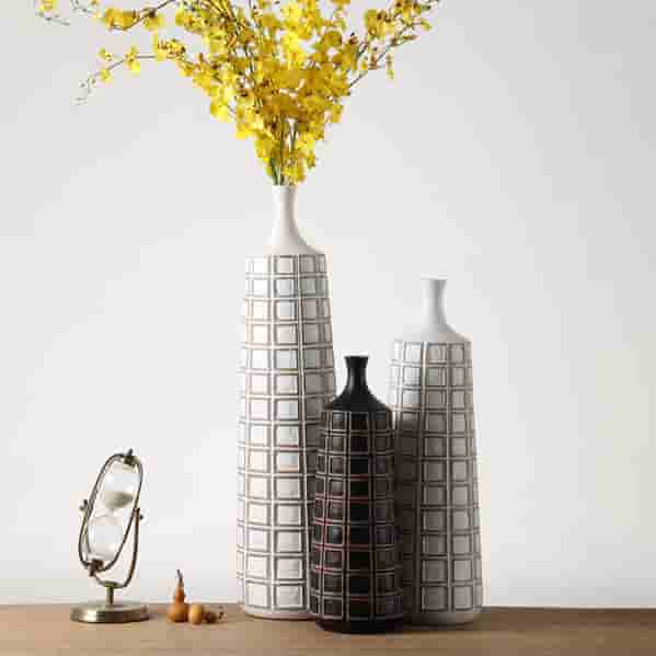 New trendy table accessories wedding decor vase art nordic home decoration white vase for home decor