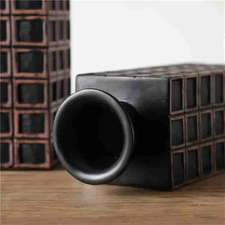 Home decoration resin crafts Nordic style personalized decorations home small ornamental resin vase flower arrangement