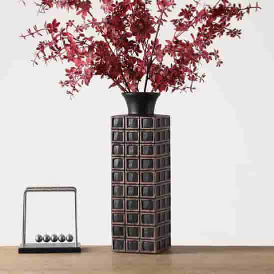 Home decoration resin crafts Nordic style personalized decorations home small ornamental resin vase flower arrangement