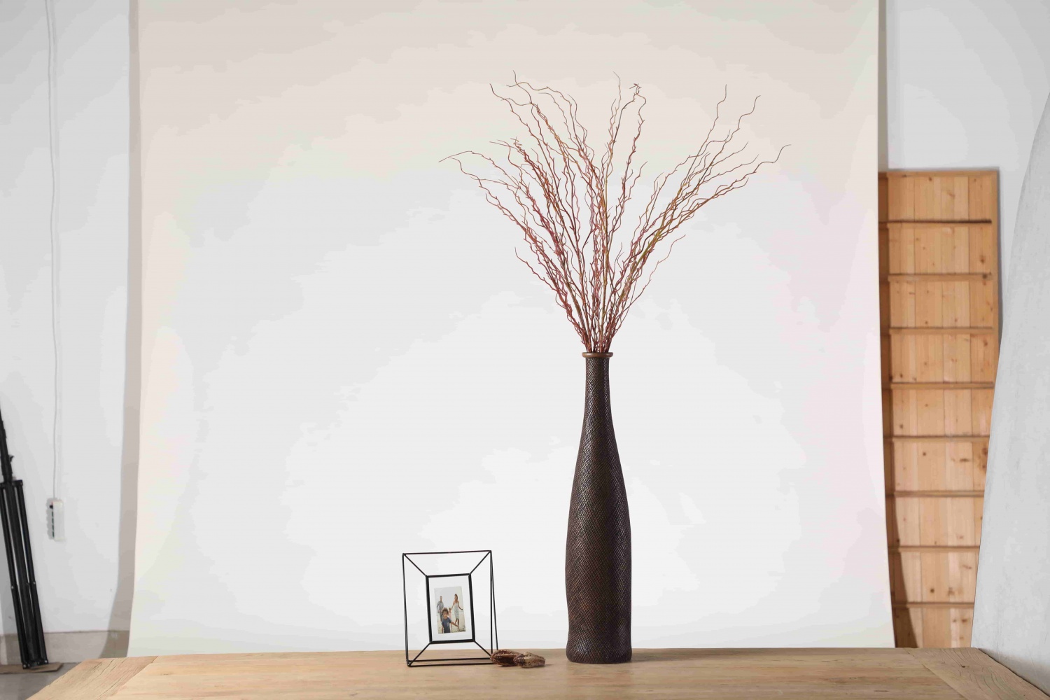Nordic style retro design resin crafts large decorative standing tall vase large flower floor vase for home decor