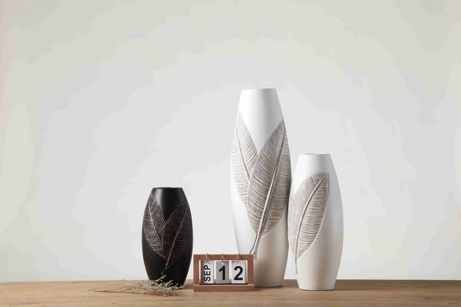 New Design Nordic Tall White Vase Retro Art Vase Decor Large Floor Vase For Home Decor