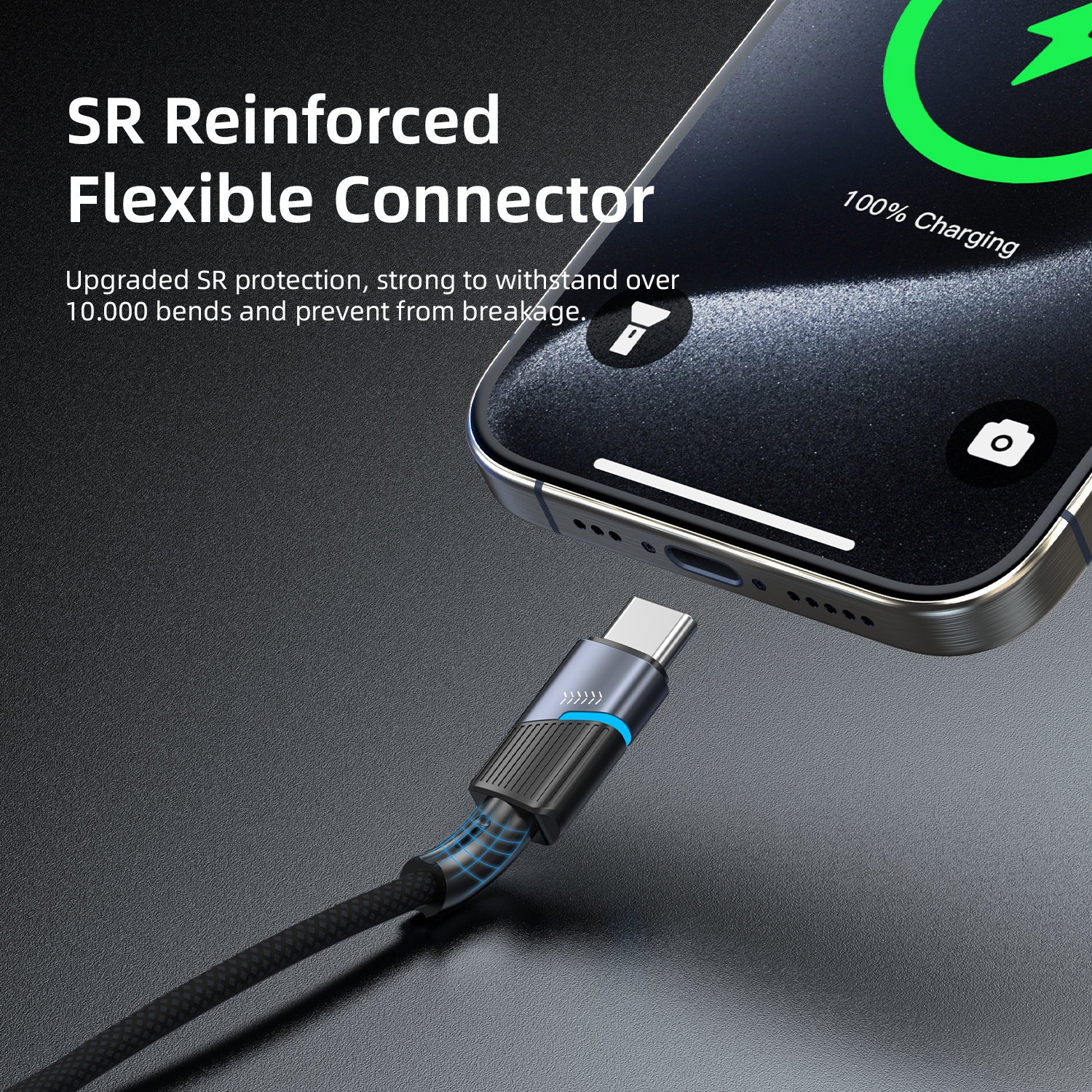Vyvylabs Superb Series Fast Charging Cable USB to Type-C 3A