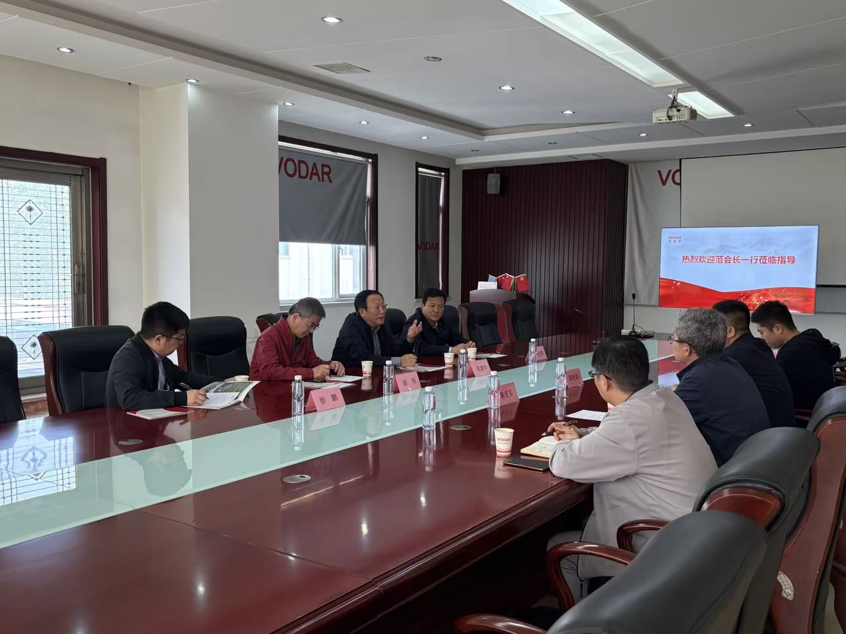 中国农机流通协会会长范建华一行莅临沃达尔调研指导，聚焦节水增效新发展