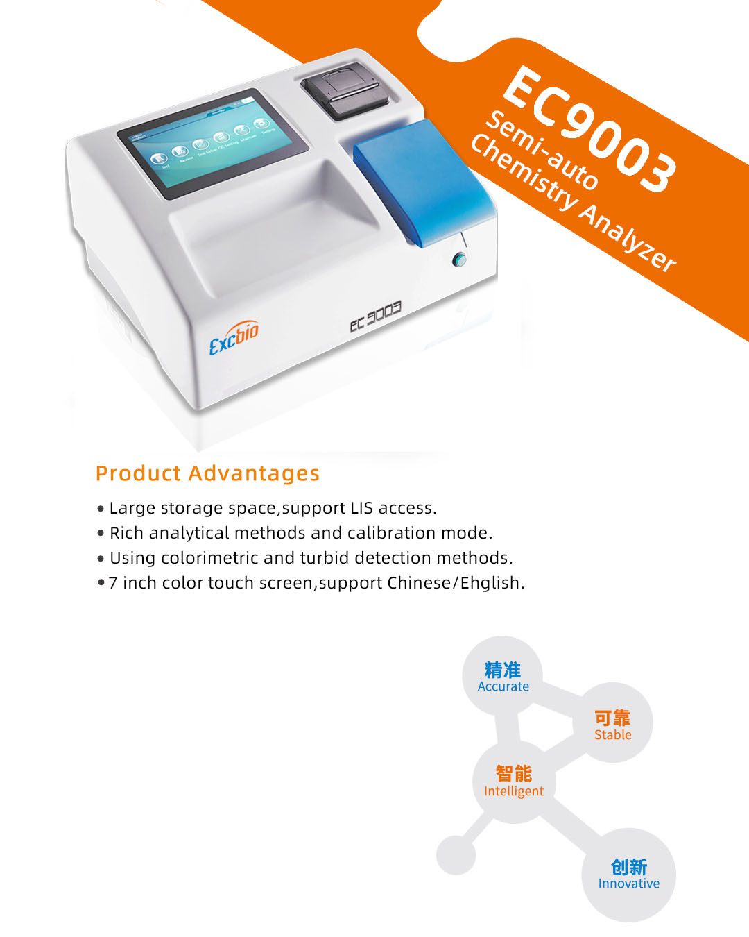 EC9003 Semi-auto Chemistry Analyzer ,gddaoyu.cn,u102699.wds168.cn