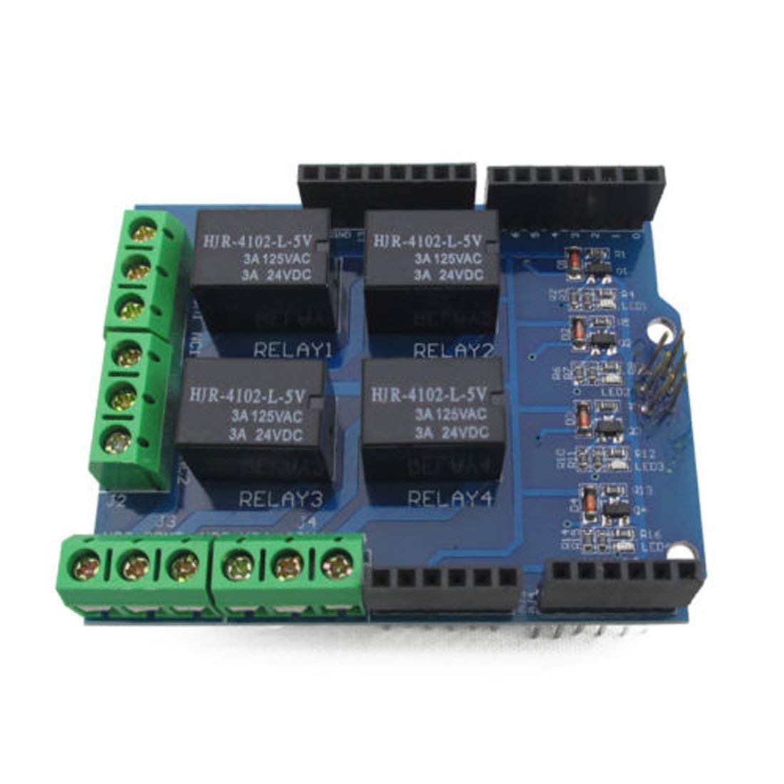 Relay Shield 5V 4 Channel Arduino UNO R3 Relay Shield Arduino Shield ...