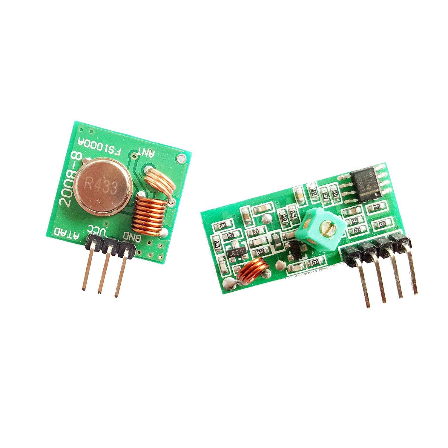 433MHz RF Wireless Transmitter and Receiver Module for Arduino/Arm/McU ...