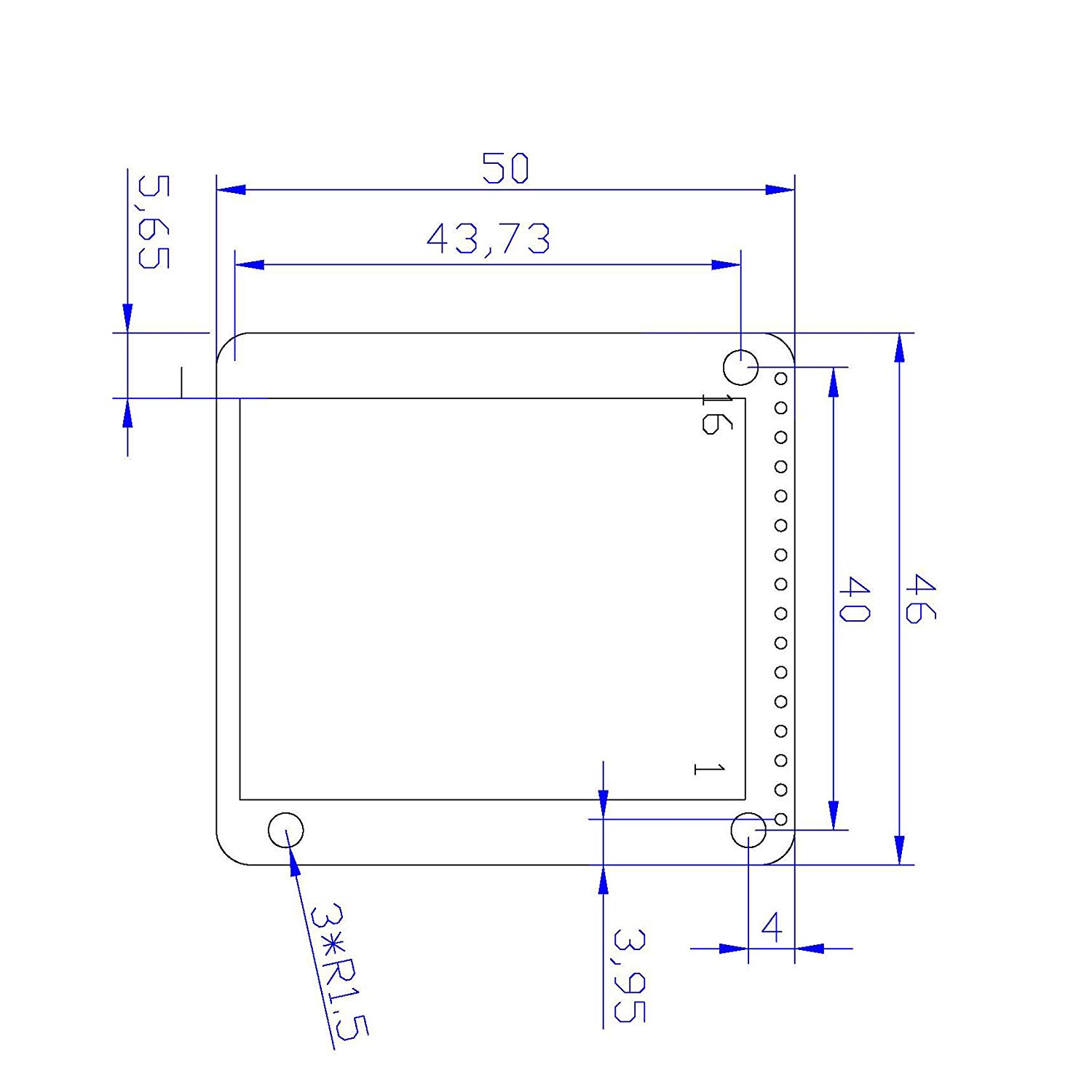 1 8 inch st7735r spi 128160 tft lcd display module with pcb for