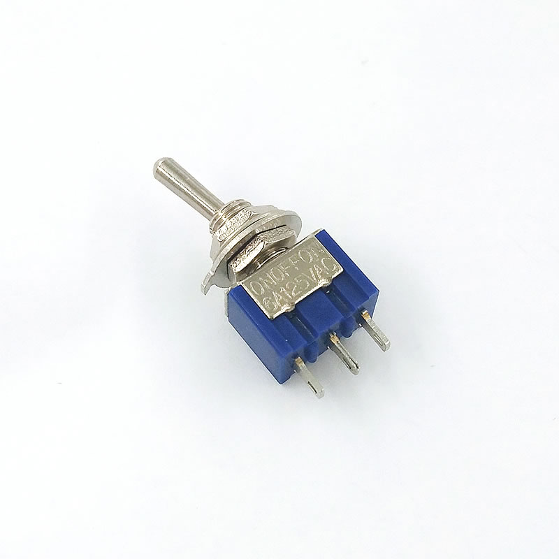 6A/125V 3A/250V ON/OFF/ON 3 Terminals 3 Position Toggle Switch Single ...