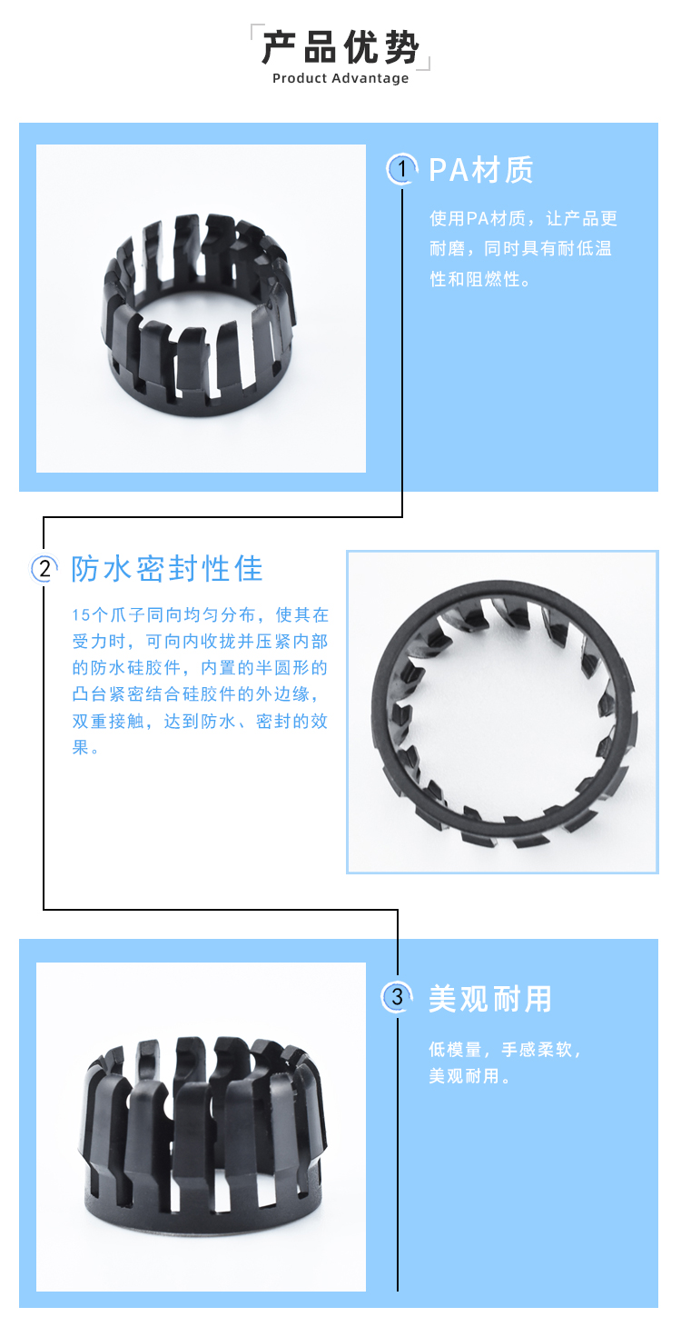 防爆内爪-定制水管密封件-广东中祥新材料股份有限公司