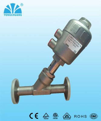 YCJ11系列不銹鋼氣控角座閥