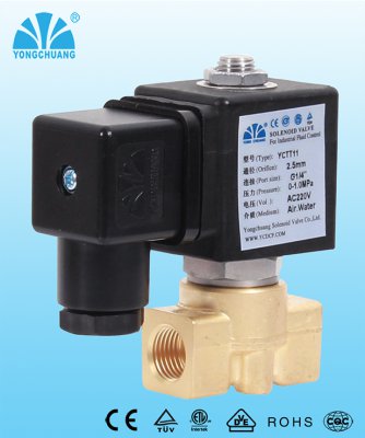YCTT11系列直動式耐200℃防腐蝕電磁閥
