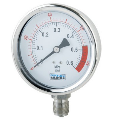 YNBF全不銹鋼耐震壓力表