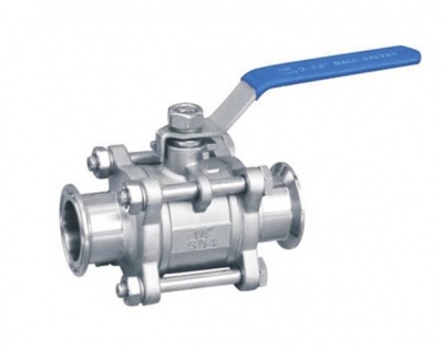 不銹鋼三片式快裝球閥