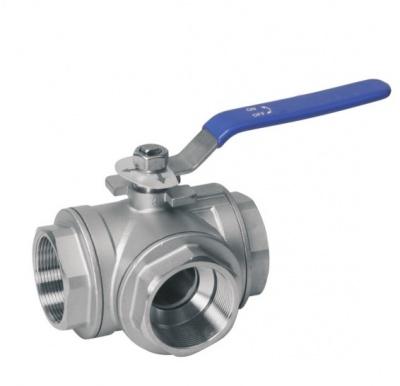 不銹鋼內螺紋三通球閥