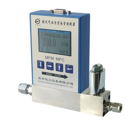 熱式氣體質量流量控制器SHY-400型MFC 帶閥帶顯示屏