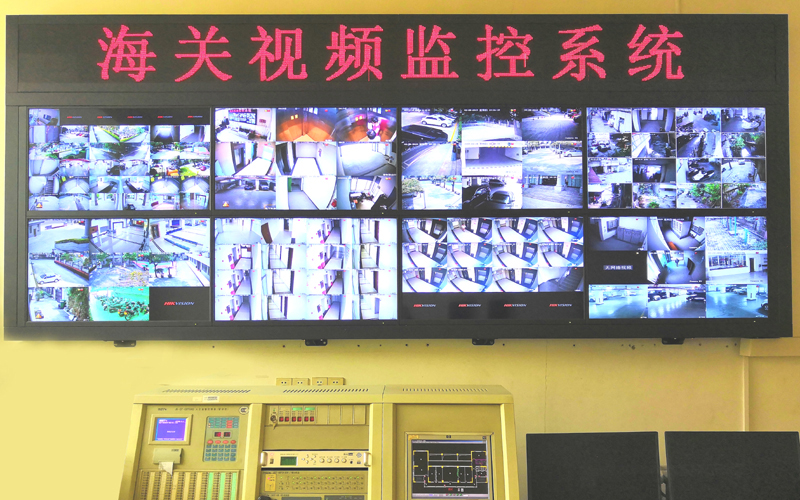 广东某海关4X2高清液晶拼接屏