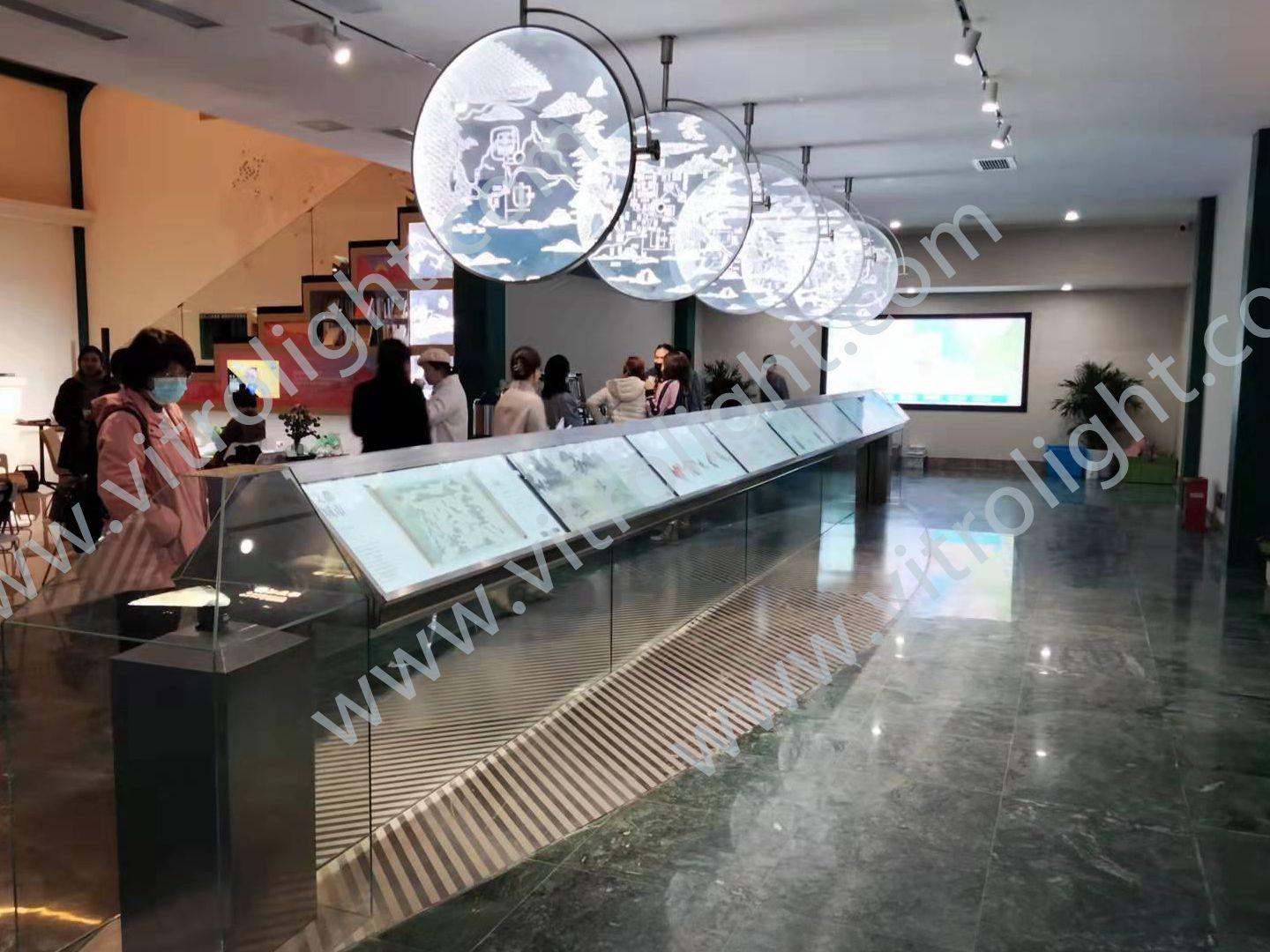 南京市人防工程55寸条形屏