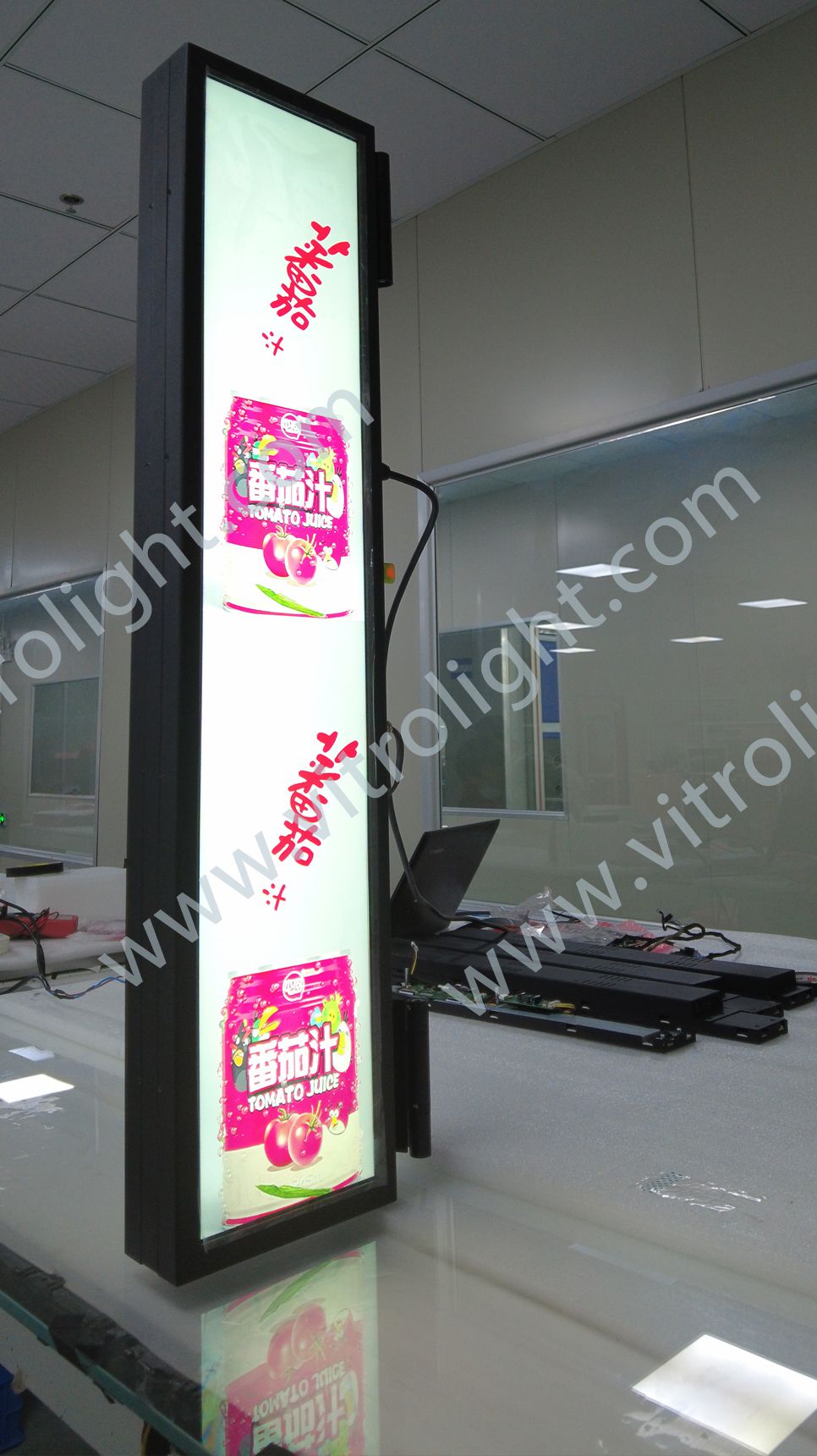 40寸双面货架屏