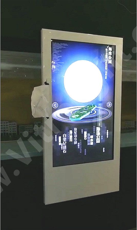 透明OLED触摸滑轨屏-广州珠海公园
