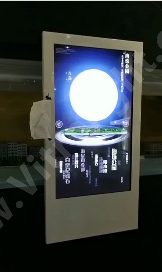 透明OLED触摸滑轨屏-广州珠海公园