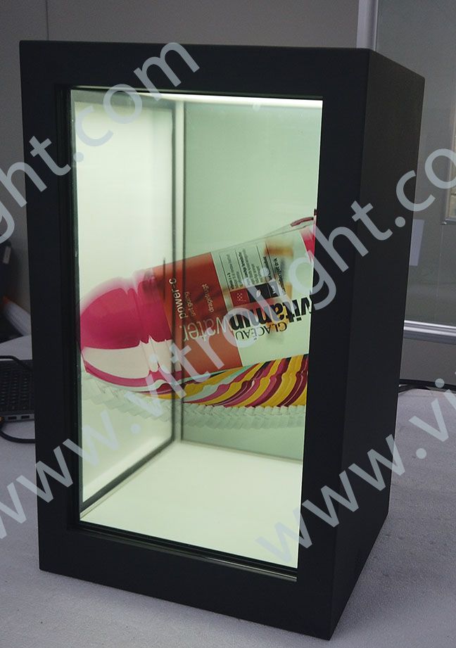 21.5寸3D透明双屏冷柜