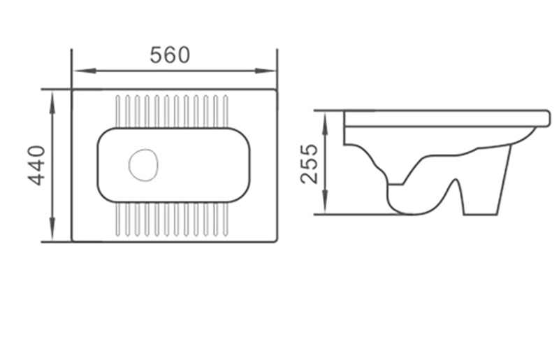 660-787S/660-787P蹲便器