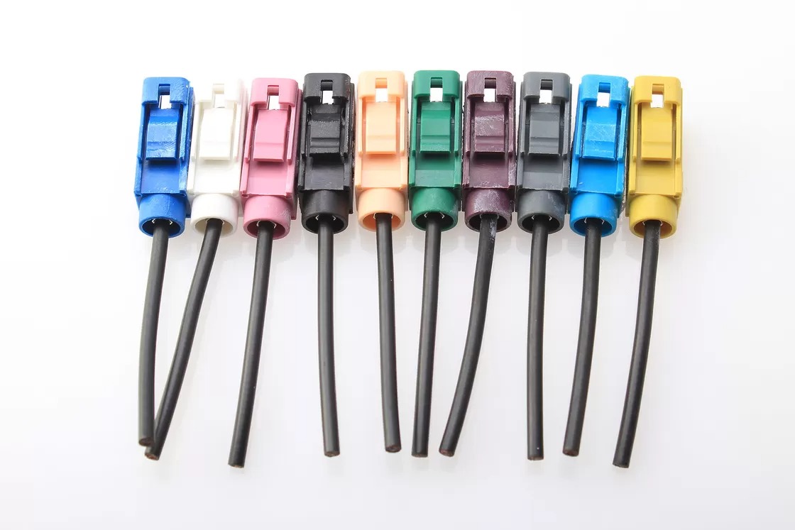 Fakra Jack Rf Coaxial Cable Assembly RG 174 Cable Code A To Z RoHs