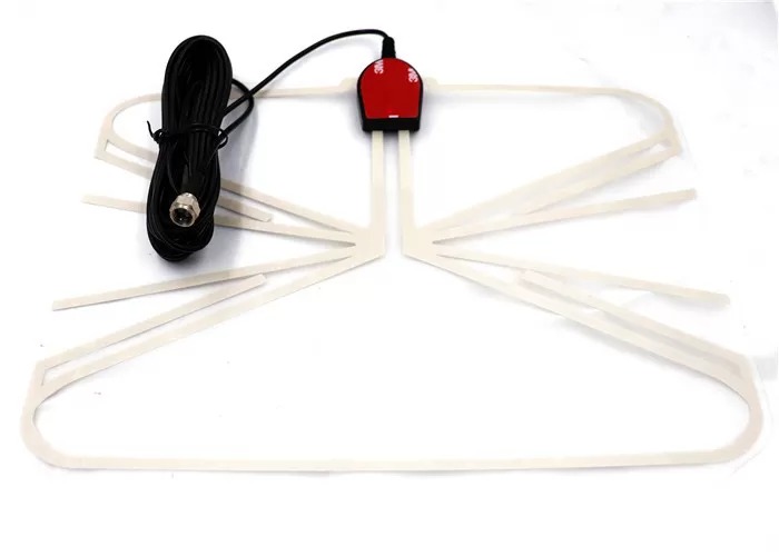Indoor Digital Tv Antenna , Digital Tv Aerial With Amplifier Signal Booster , Usb Power Supply