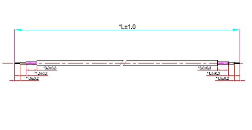 RF Cable Stripped And Tinned Made By Custom