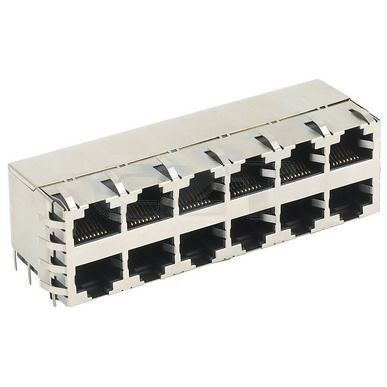 RJ45 2X6 10P8CS 6U