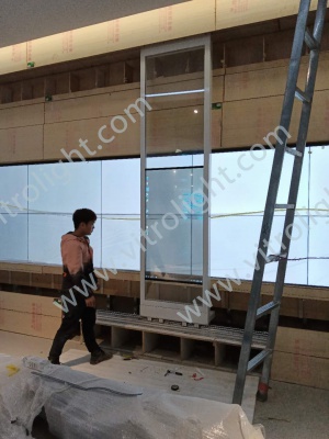 Transparent OLED touch slide screen-Shandong Binzhou Academy of Sciences Slide Project