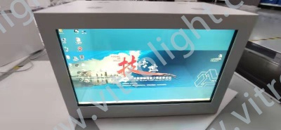 32 inch transparent showcase 