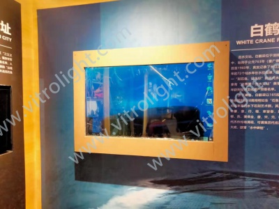 55-inch transparent screen in Chongqing Exhibition Hall