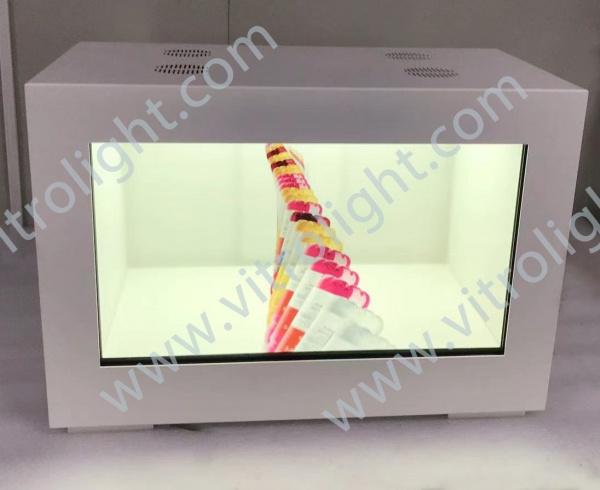 21.5-inch transparent LCD display cabinet