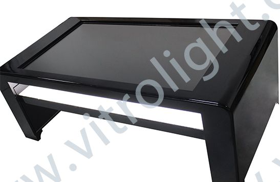 46 inch transparent liquid crystal coffee table