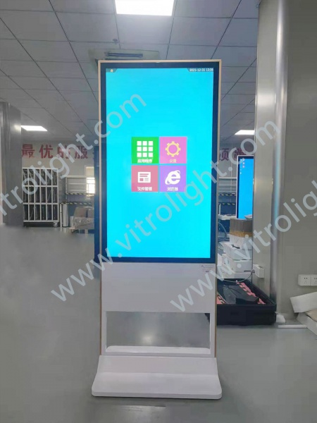 49 vertical double side screen touch advertising machine