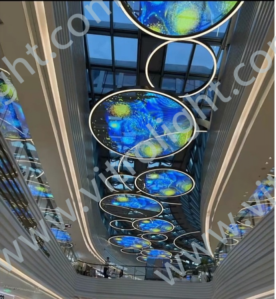 The LED circular screen