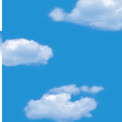 1 The blue sky and white clouds