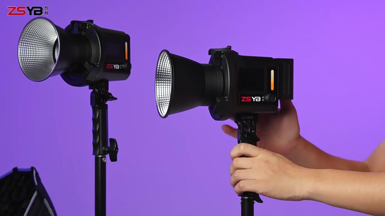 ZSYB H-80Bi 80W three color portable handheld fill light