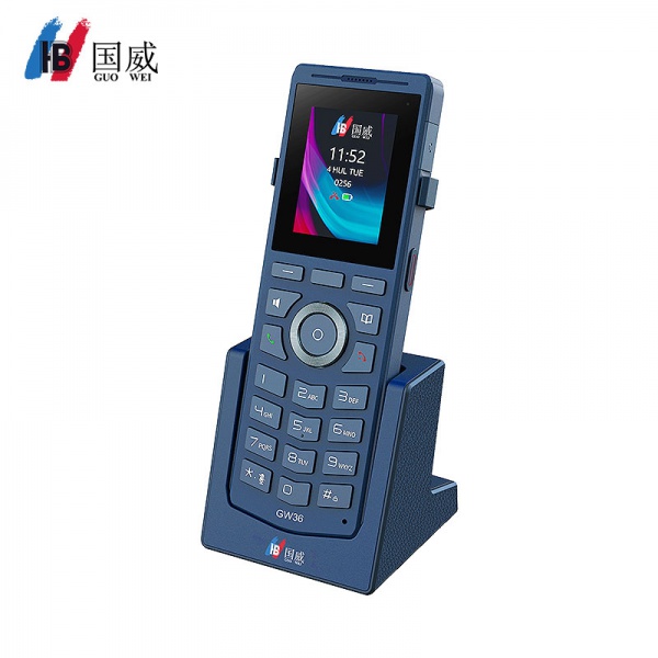 国威GW36无线WiFi手持电话机,移动办公SIP电话机