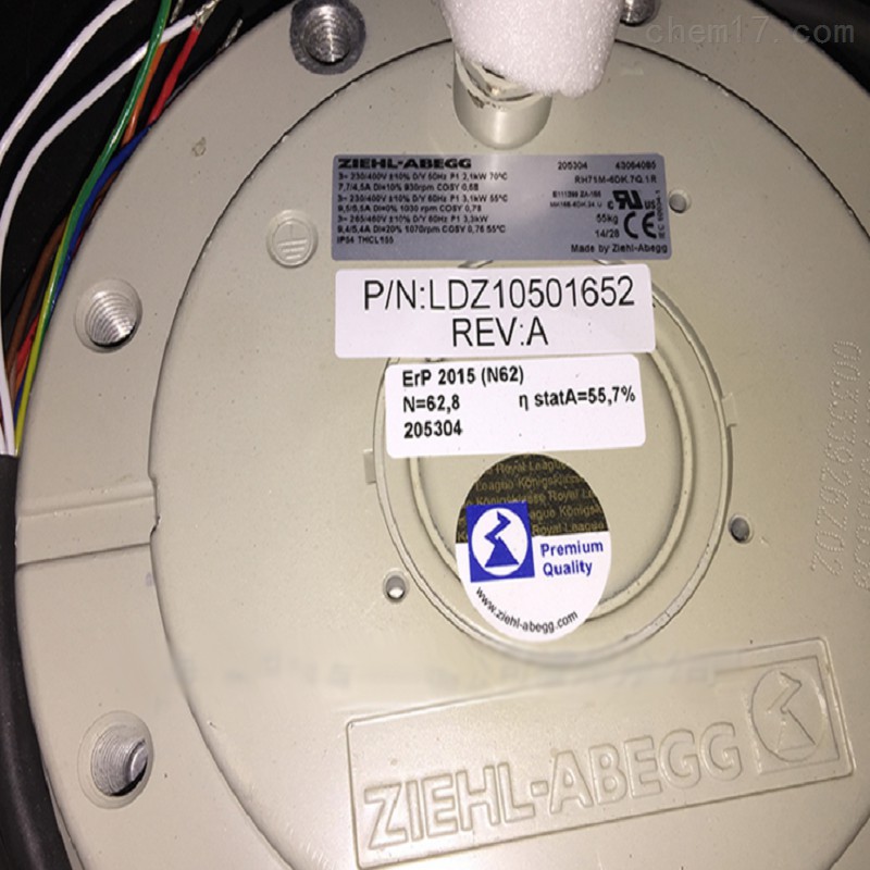 RH71M-6DK.7Q.1R, Germany ZIEHL ABEGG, 6SR3900-0GA00-0AC0, Axial blower ...