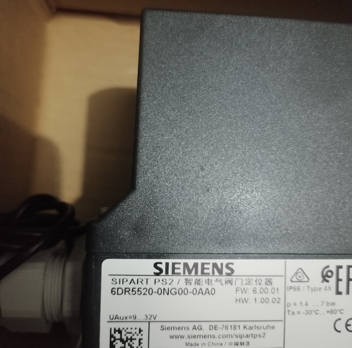 Siemens Valve Positioner 6DR5010-0NG00-0AA1, 6DR5020-0NG10-0AA2 ...
