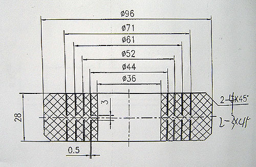 可剥式橡胶密封圈