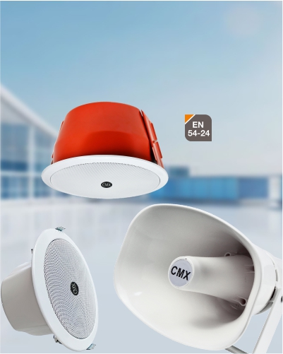 CMX AUDIO-Public Address IP Audio EN54 Voice Evacuation Wi-Fi 