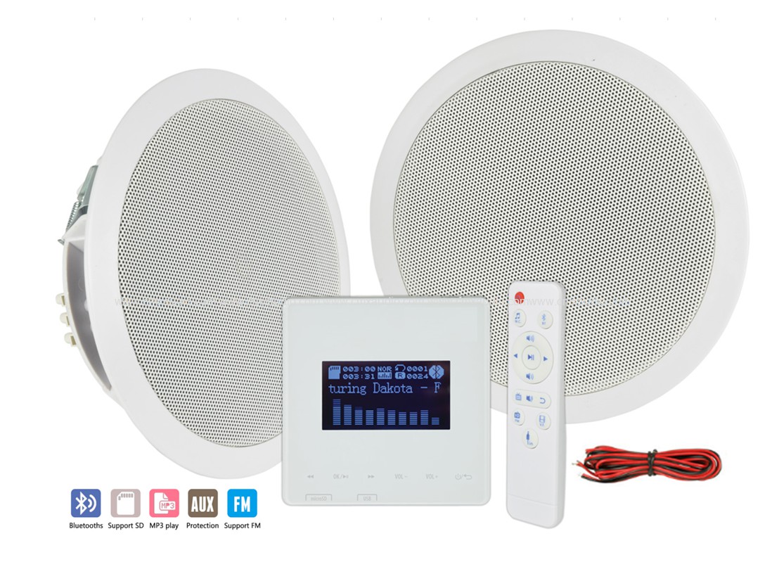 A5D InWall Amplifier & Ceiling Speaker Set WiFi Spotify Home Audio