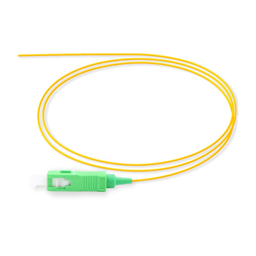 Fiber Optic SC/APC Single Mode Simplex Fiber Yellow Pigtails for ...