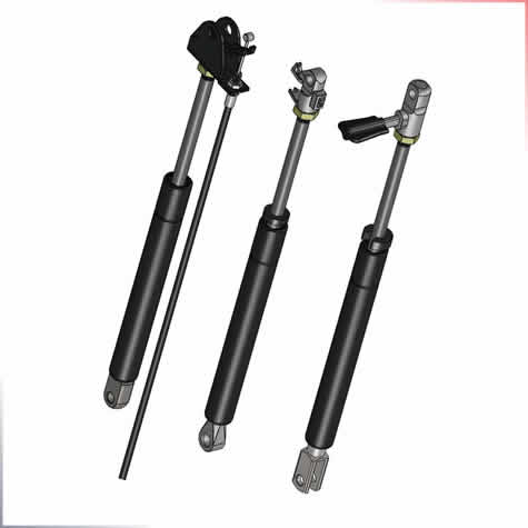 Double Tube Rigid Locking Lifting Table Gas Spring Struts