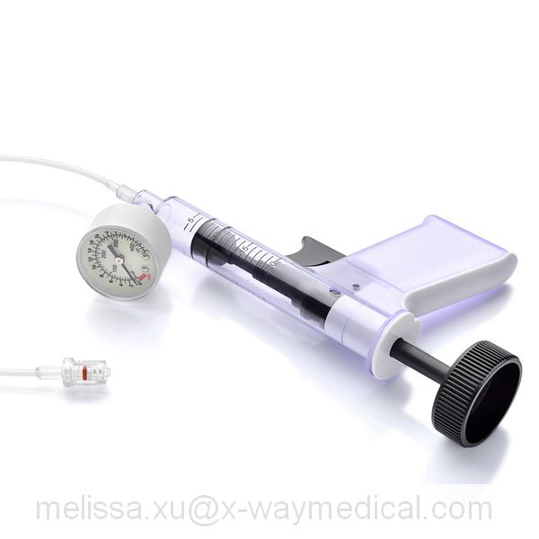 40Bar BID2 Gun type PCI high pressure Balloon catheter dilatation Inflation deflation air pump Device for stent and PTCA balloon